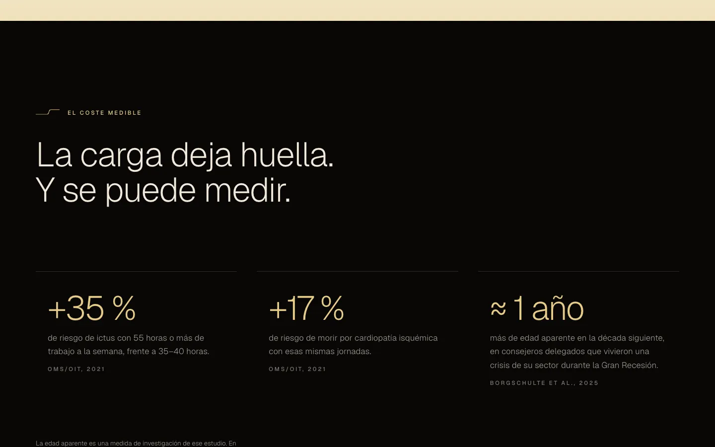 Screenshot of a website designed by Nexacore Studio
